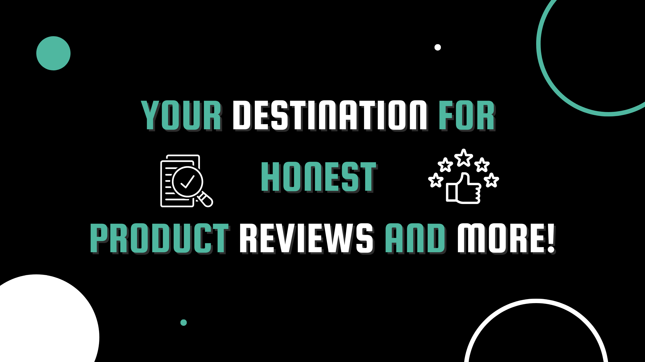 Banner image for Your Destination for Honest Product Reviews blog post featuring a suitcase with the site's logo and tagline, 'Honest Product Reviews