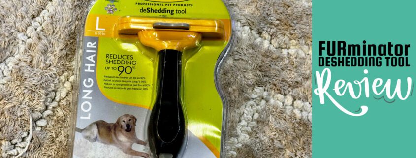 Banner image for the post, "Furminator Deshedding Tool Review: Say Goodbye to the Furry Frenzy!"