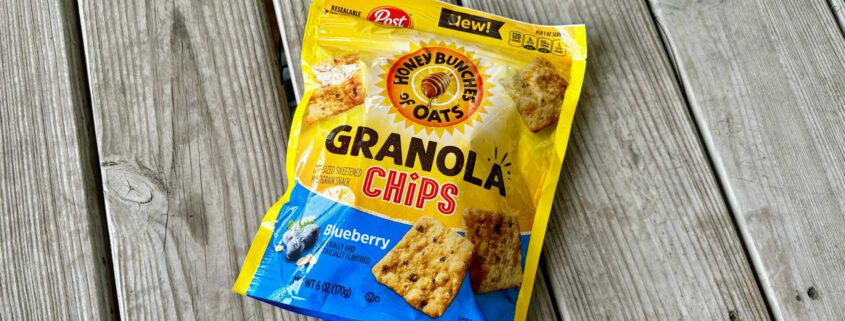 Featured image for the post, Honey Bunches of Oats Granola Chips (Blueberry) Review: A Great Sweet Snack Without the Sugar Overload.