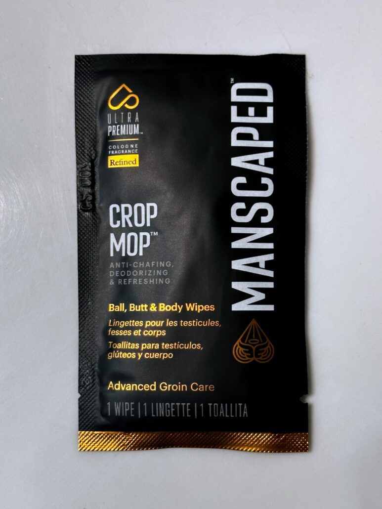MANSCAPED Crop Mop Wipes (Packaging Front)