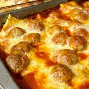 Ravioli and Meatball Casserole