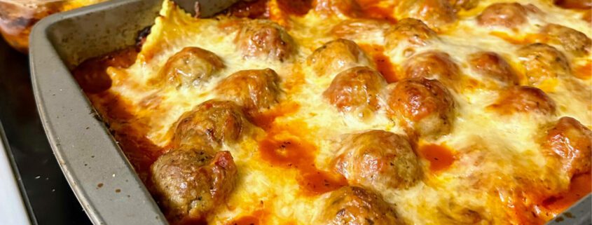 Ravioli and Meatball Casserole
