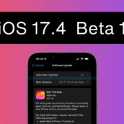 iOS 17.4 Beta 1