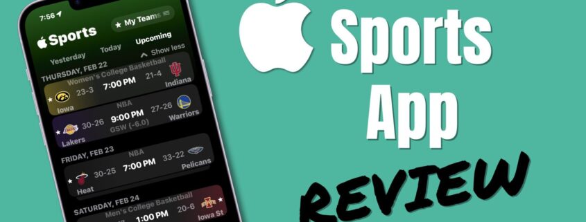 Apple Sports App Review: Super Simple, and That's a Good Thing