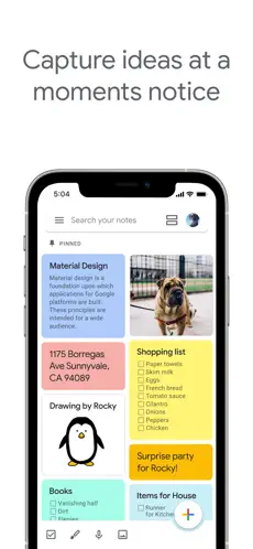 Google Keep Screenshot