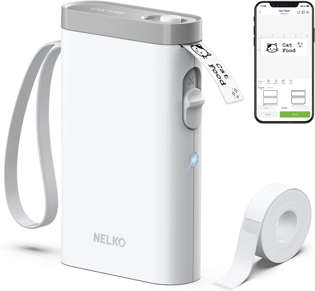 Nelko Bluetooth Label Maker on Amazon