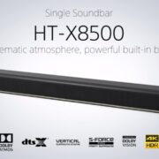 The Sony HT-X8500 soundbar