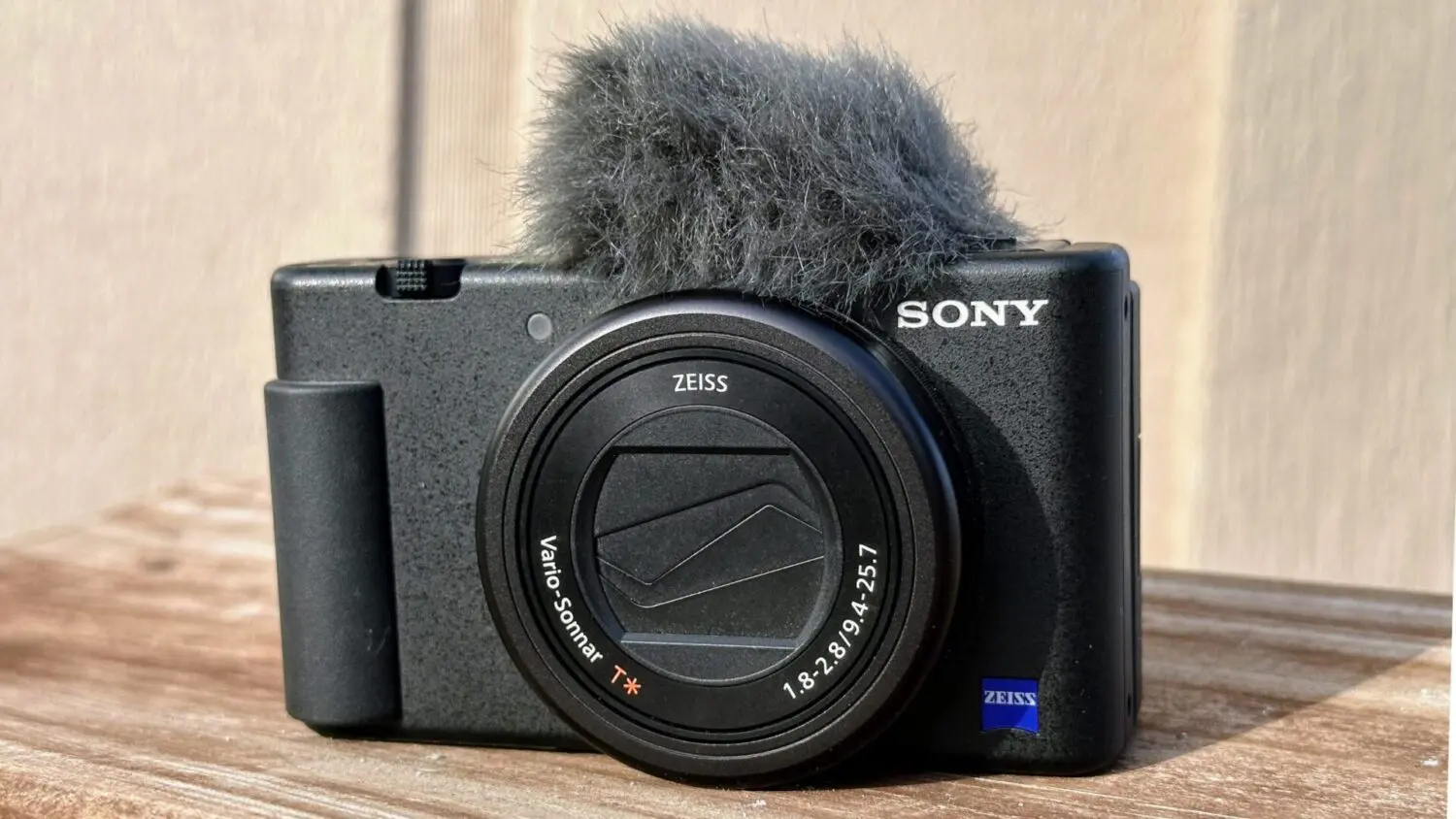 Sony ZV-1F vlogging camera.