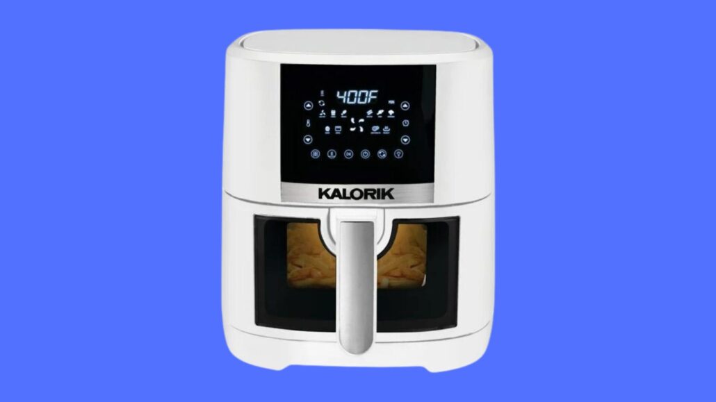 Kalorik® 5 Quart Air Fryer with Ceramic Coating and Window, New, 13.5 in