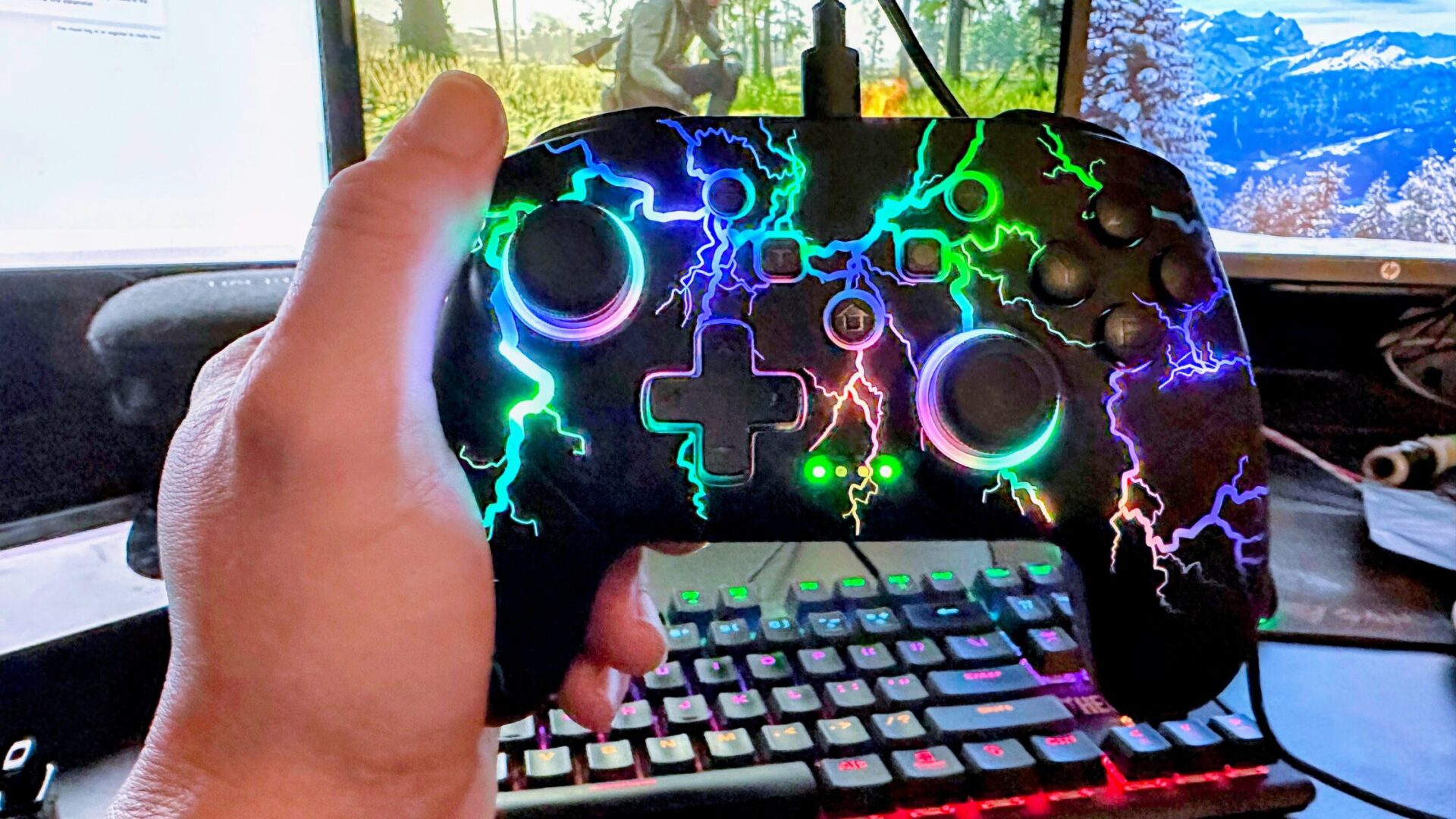 VOYEE Switch Controller Review: The Flashiest Controller Under $25?