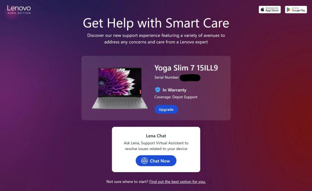 Lenovo Smart Care