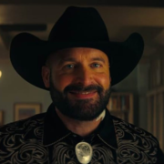 Tom Segura as Rex Henley in Bad Thoughts Netflix sketch comedy series.