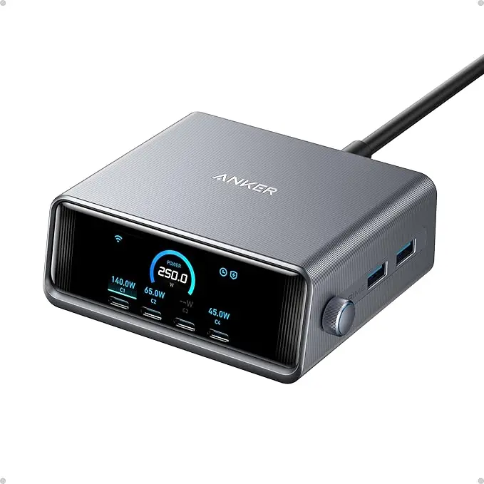 anker 250w gan usb c charger