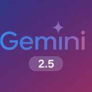 Gemini 2.5 Pro update logo on a colorful gradient background with the version number 2.5 displayed
