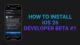 how to install ios 26 beta