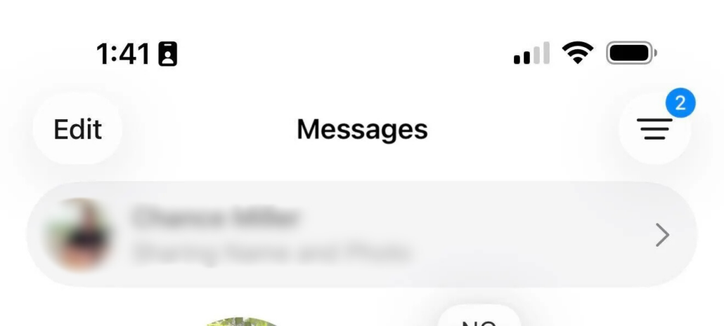 image from ios 26 imessages unknown senders