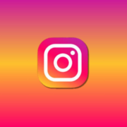 Instagram logo on a vibrant gradient background, promoting the upcoming Instagram iPad app