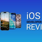 ios 26 developer beta 1 review banner blue