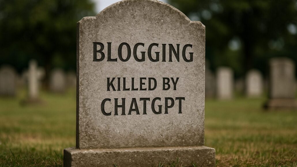 is chatgpt hurting blogging banner
