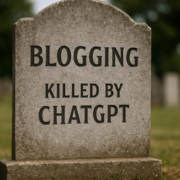 is chatgpt hurting blogging banner