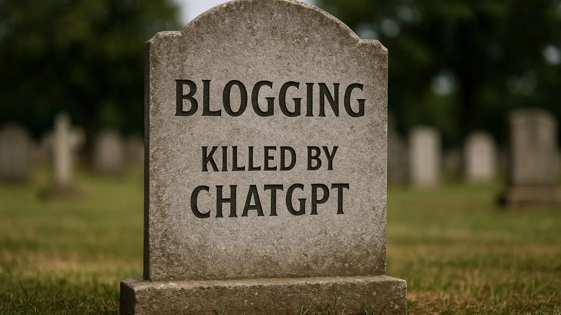 is chatgpt hurting blogging banner