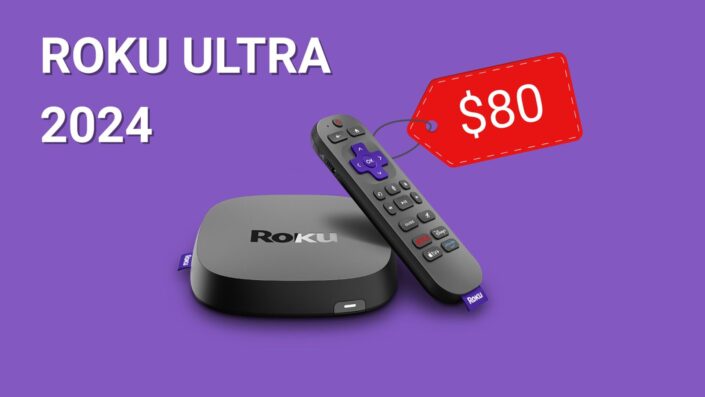 Roku Ultra 2024 streaming device on sale for $80 with voice remote