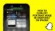how to turn off portrait mode snapchat iphone banner