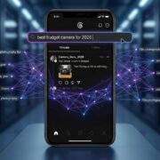 How to Grow on Threads 2026 Strategy Guide A futuristic smartphone interface illustrating how to grow on Threads in 2026 by optimizing for search intent rather than viral trends.