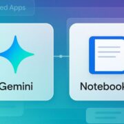 NotebookLM Integration In Gemini NotebookLM integration in Gemini showing Gemini and NotebookLM connected apps