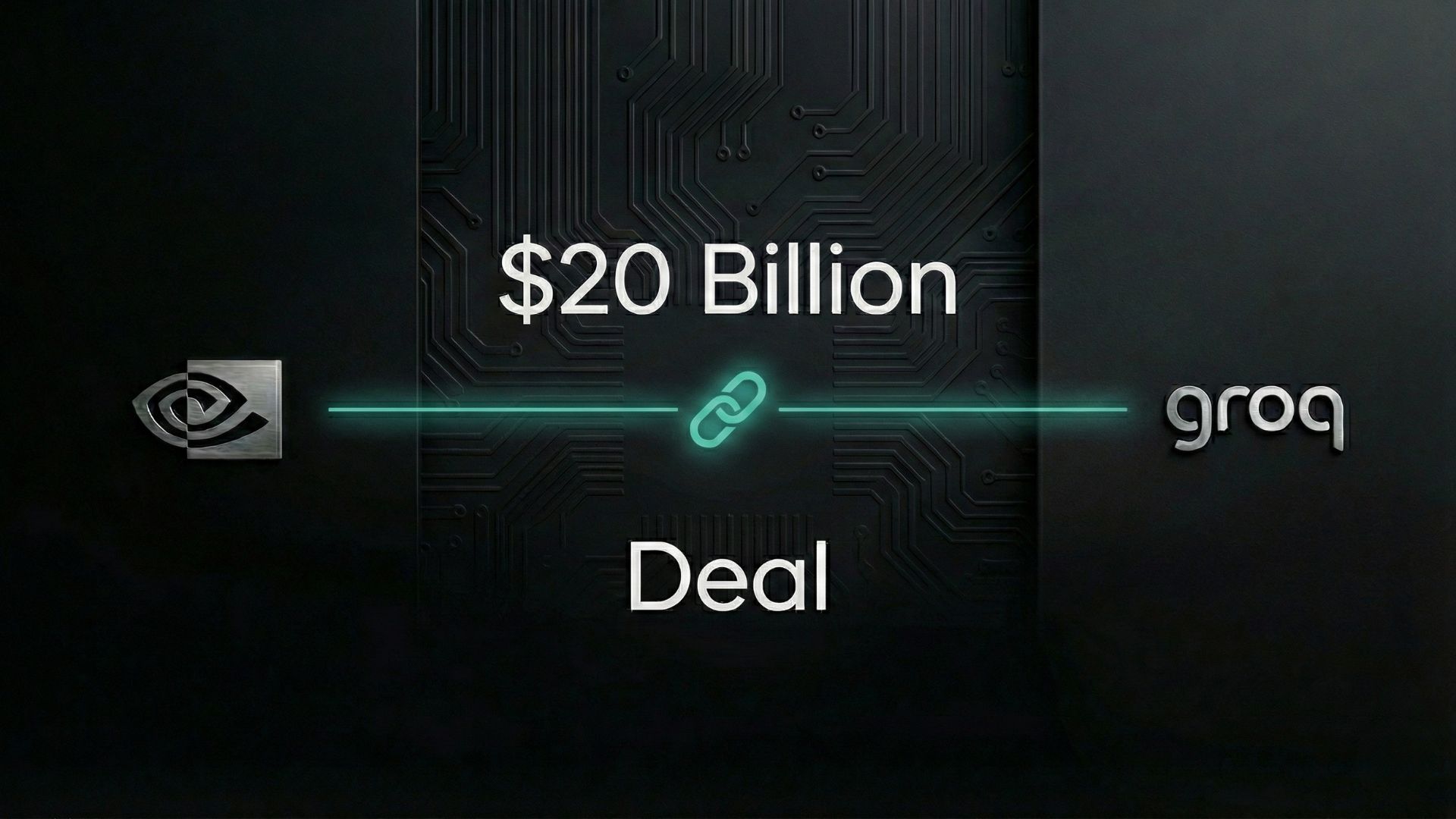 Nvidia Groq deal graphic showing “$20 Billion Deal”