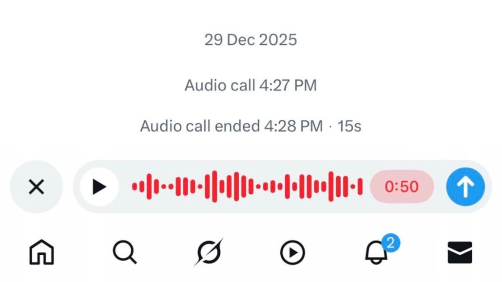 X Chat Beta Reveals Encrypted Voice Messages Are Coming Soon