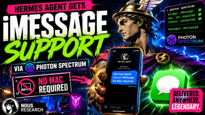 Hermes Agent Gets iMessage Support via Photon Spectrum: No Mac Required Hermes Agent Gets iMessage Support via Photon Spectrum: No Mac Required
