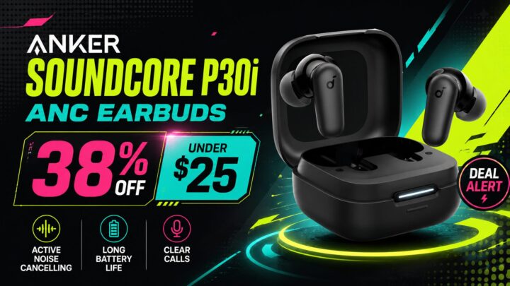 Anker Soundcore P30i ANC Earbuds Drop to .98 on Amazon (38% Off) Anker Soundcore P30i ANC Earbuds Drop to .98 on Amazon (38% Off)