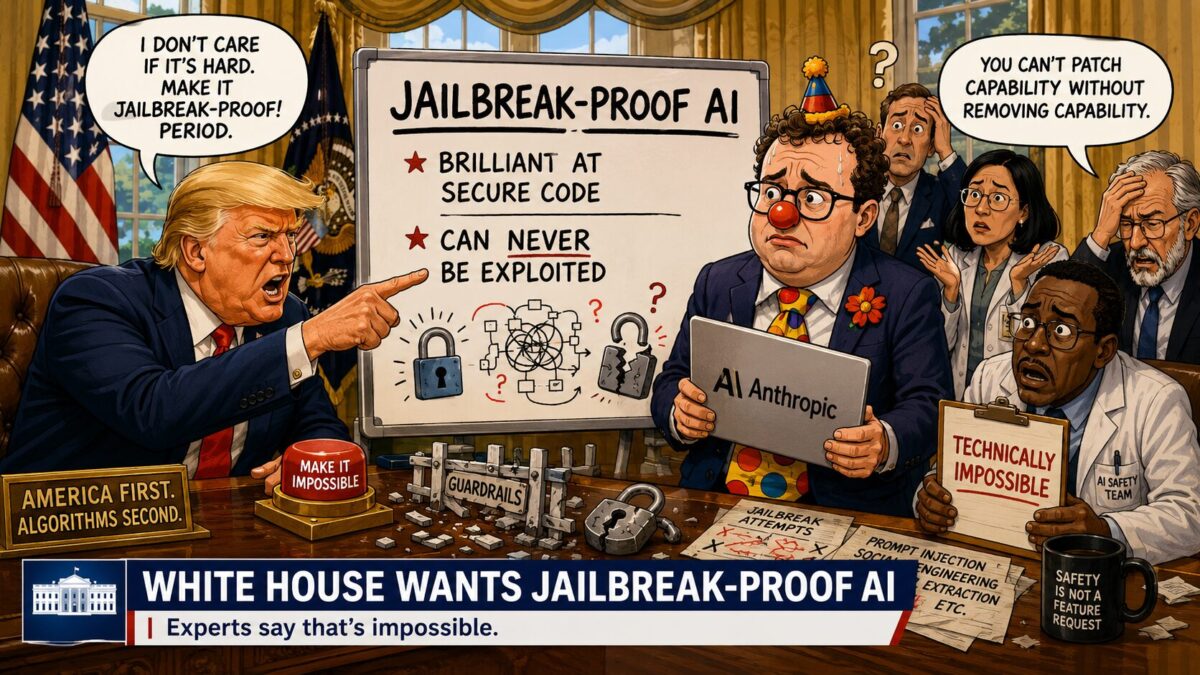 The White House Wants Anthropic to Build Jailbreak-Proof AI. Security Experts Say That’s Impossible.