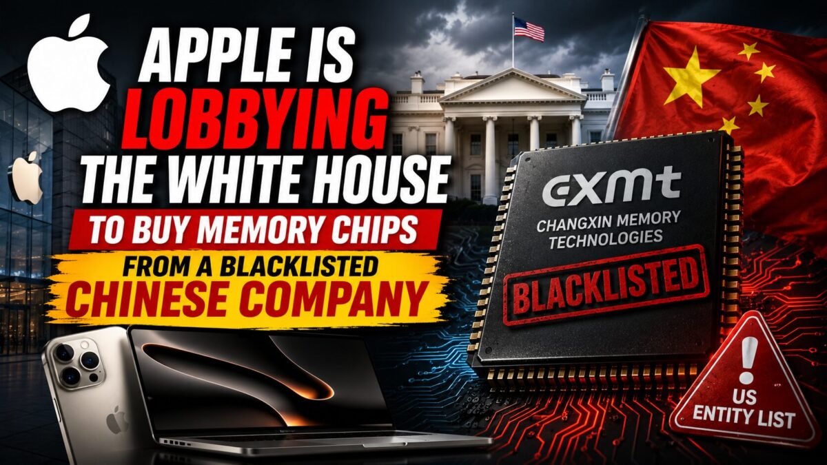 Apple Is Lobbying the White House to Buy Memory Chips From a Blacklisted Chinese Company