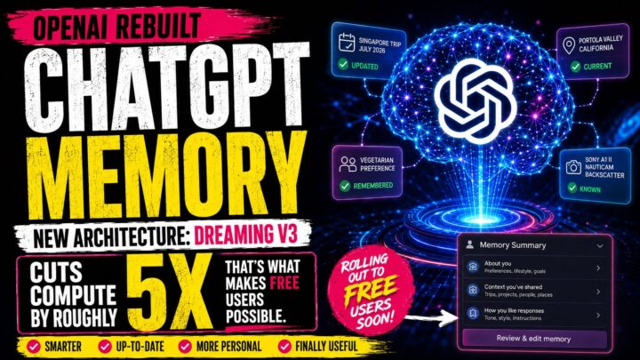 OpenAI Rebuilt ChatGPT Memory. The Real News Is Who Now Gets It. OpenAI Rebuilt ChatGPT Memory. The Real News Is Who Now Gets It.