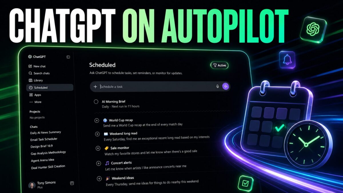 How to Use ChatGPT Scheduled Tasks (Step-by-Step Guide)