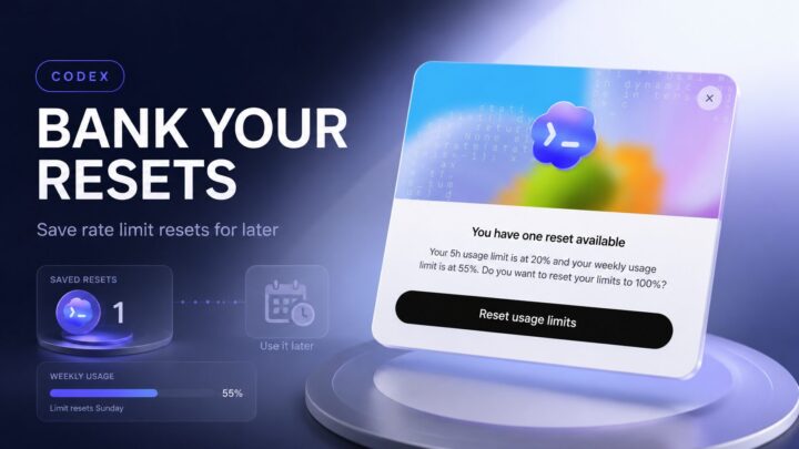 Codex Finally Lets You Bank Your Rate Limit Resets Instead of Losing Them Codex Finally Lets You Bank Your Rate Limit Resets Instead of Losing Them