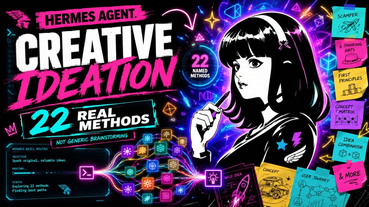 Hermes Agent’s New Creative-Ideation Skill Routes Your Prompt Through 22 Real Creative Methods