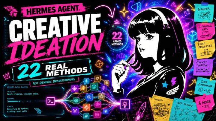 Hermes Agent’s New Creative-Ideation Skill Routes Your Prompt Through 22 Real Creative Methods