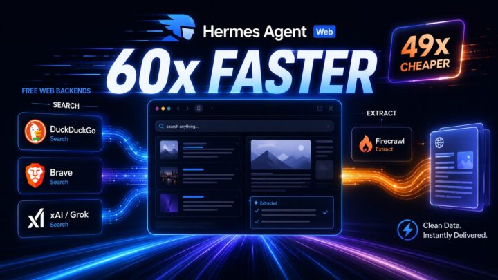 Hermes Agent Web Scraping: 60x Faster With Free Backends