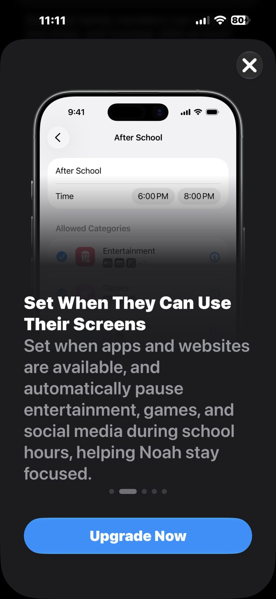 Parental Controls Daily Schedules in iOS 27