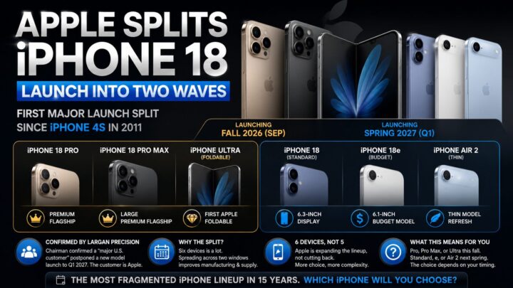No Standard iPhone 18 This Year: Supplier Confirms Split Launch Strategy No Standard iPhone 18 This Year: Supplier Confirms Split Launch Strategy