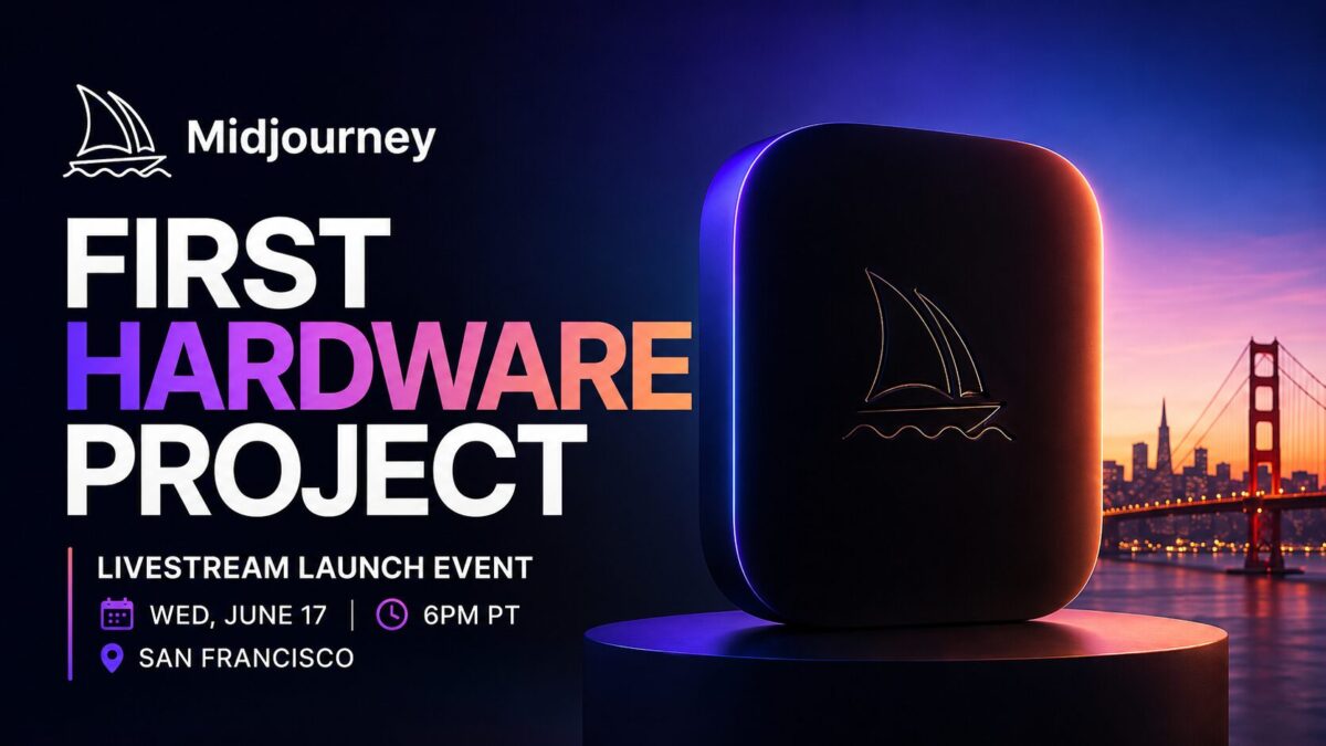 Midjourney Announces First Hardware Project, Livestream Event This Week Midjourney Announces First Hardware Project, Livestream Event This Week