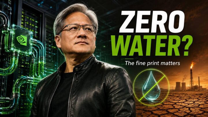 NVIDIA Just Killed the Data Center Water Bill — But the Fine Print Matters
