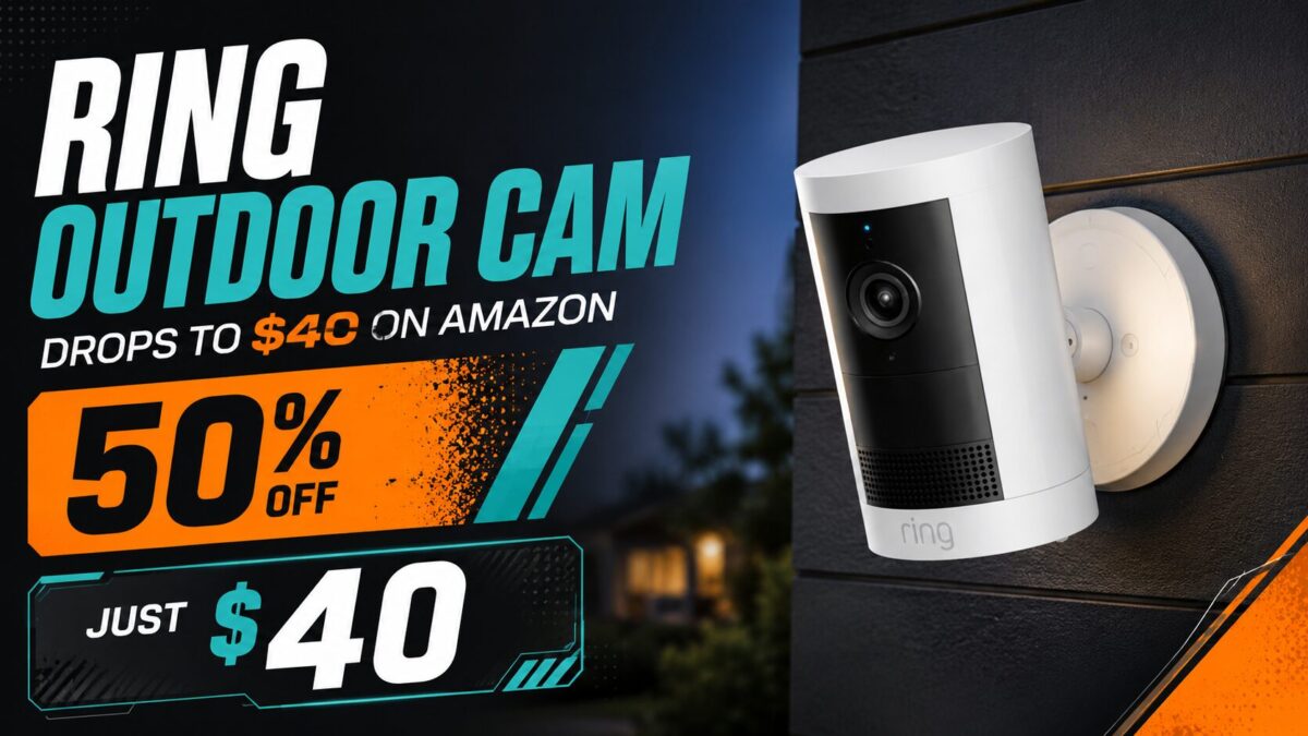 Ring Outdoor Cam Drops to on Amazon (50% Off) Ring Outdoor Cam Drops to on Amazon (50% Off)