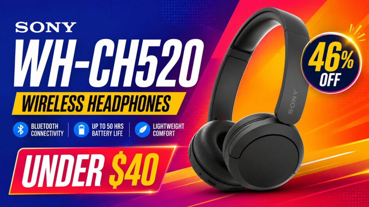 Sony WH-CH520 Wireless Headphones Drop to on Amazon (46% Off) Sony WH-CH520 Wireless Headphones Drop to on Amazon (46% Off)
