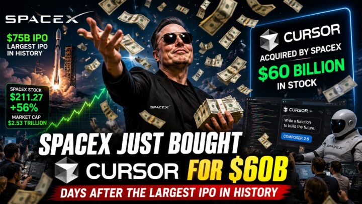 SpaceX Just Bought Cursor for B, Days After the Largest IPO in History SpaceX Just Bought Cursor for B, Days After the Largest IPO in History