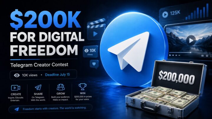 Telegram Launches 0,000 Creator Contest for Digital Freedom Videos Telegram Launches 0,000 Creator Contest for Digital Freedom Videos