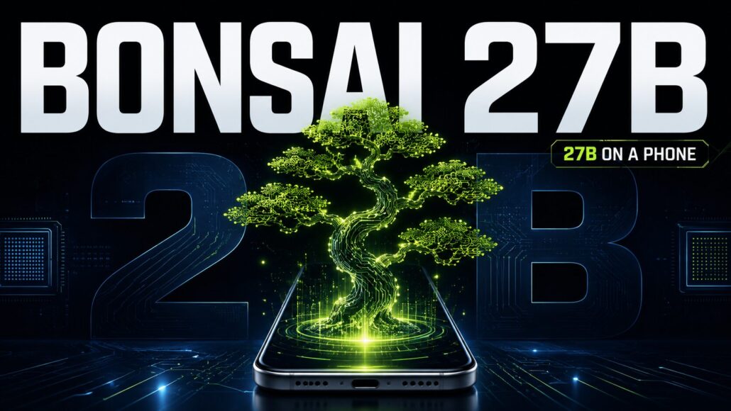 PrismML’s Bonsai 27B Shrinks a 27B AI Model to 3.9GB PrismML’s Bonsai 27B Shrinks a 27B AI Model to 3.9GB